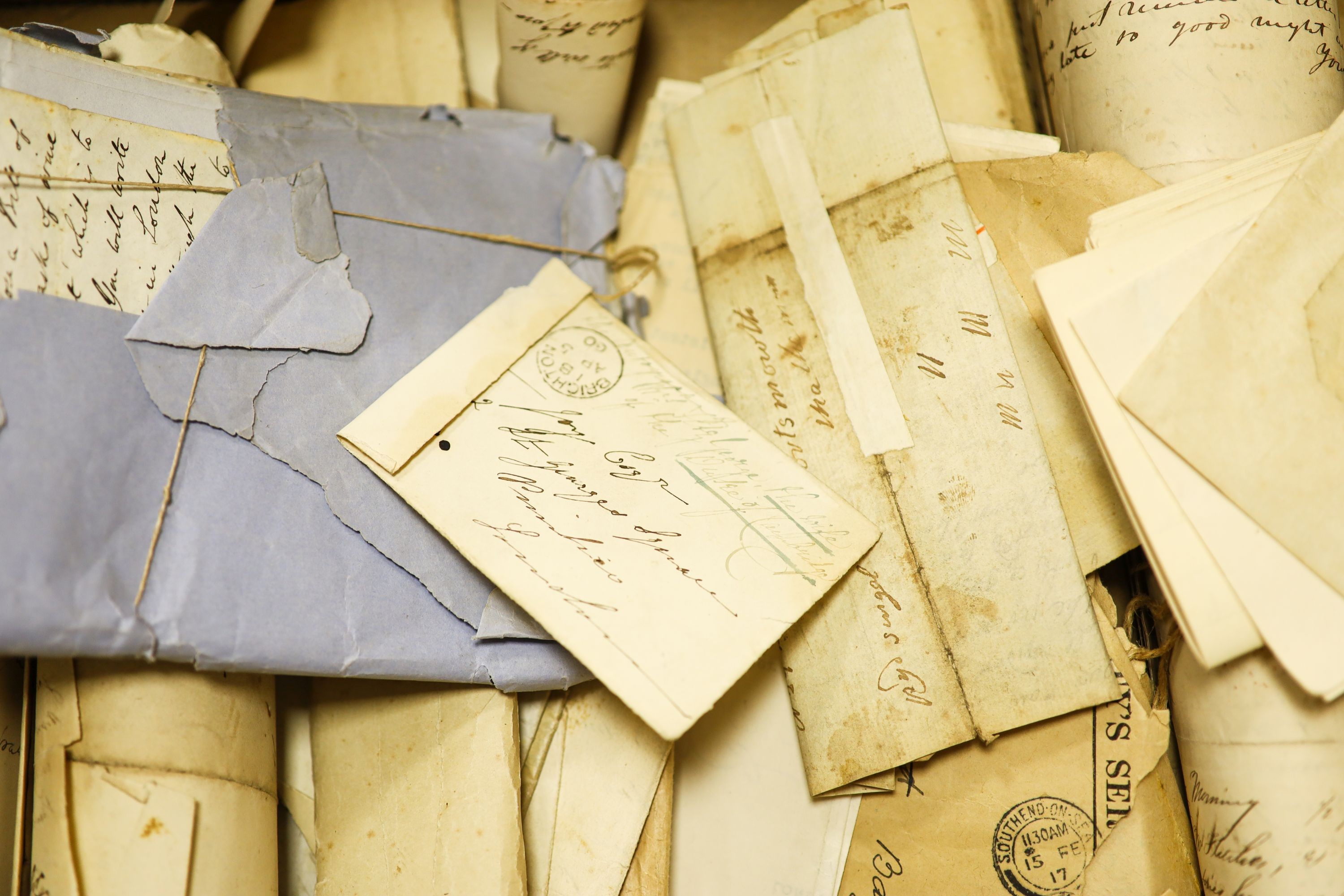 A group of 19th century correspondence